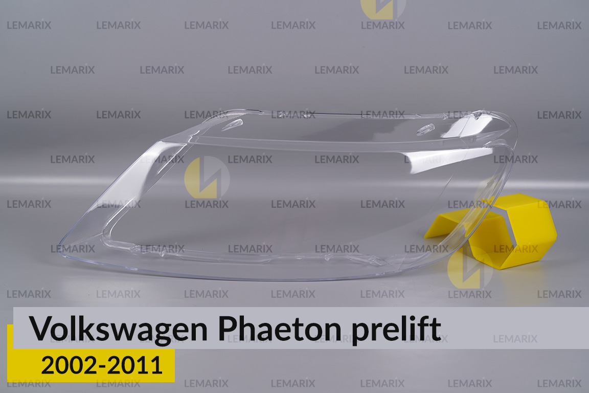 Скло фари VW Volkswagen Phaeton (2002-2011) дорест ліве