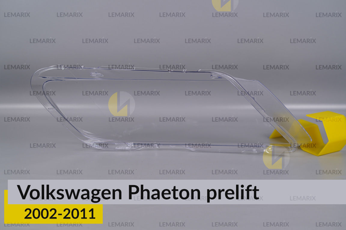 Скло фари VW Volkswagen Phaeton (2002-2011) дорест ліве