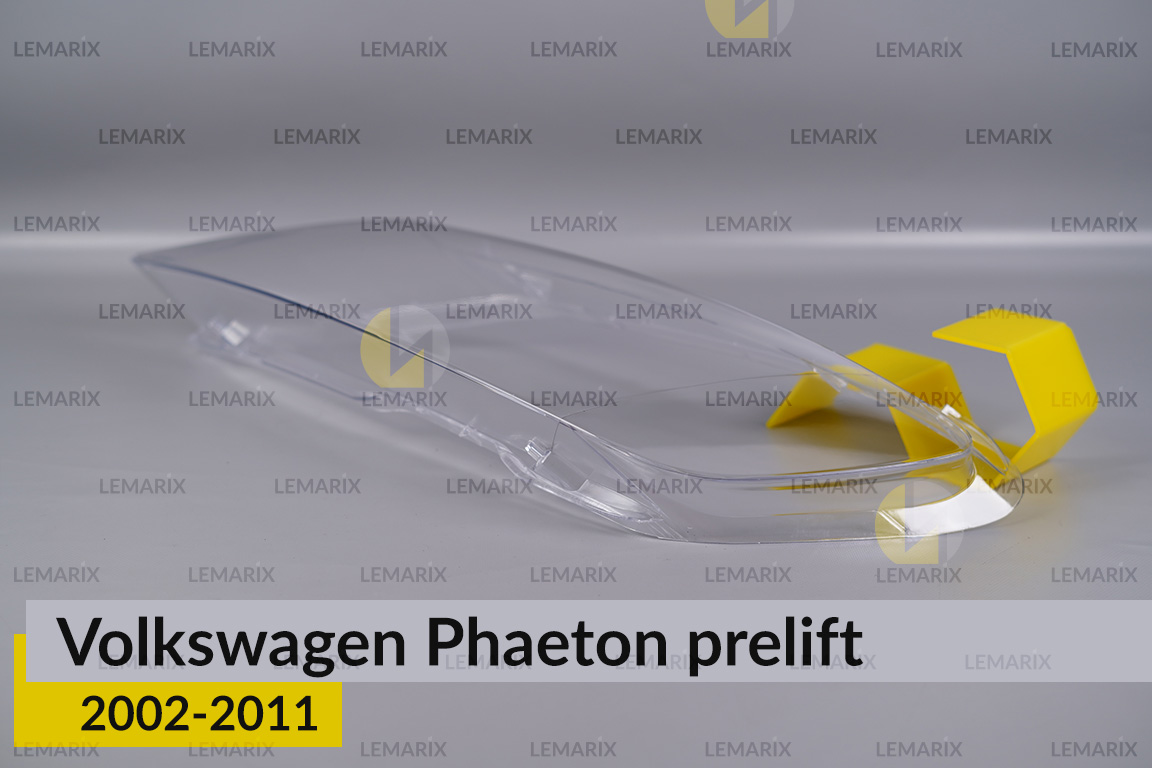 Скло фари VW Volkswagen Phaeton (2002-2011) дорест ліве