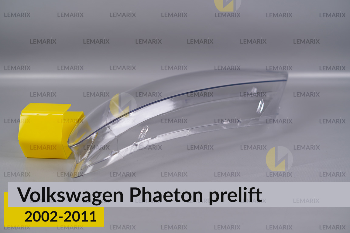 Скло фари VW Volkswagen Phaeton (2002-2011) дорест ліве