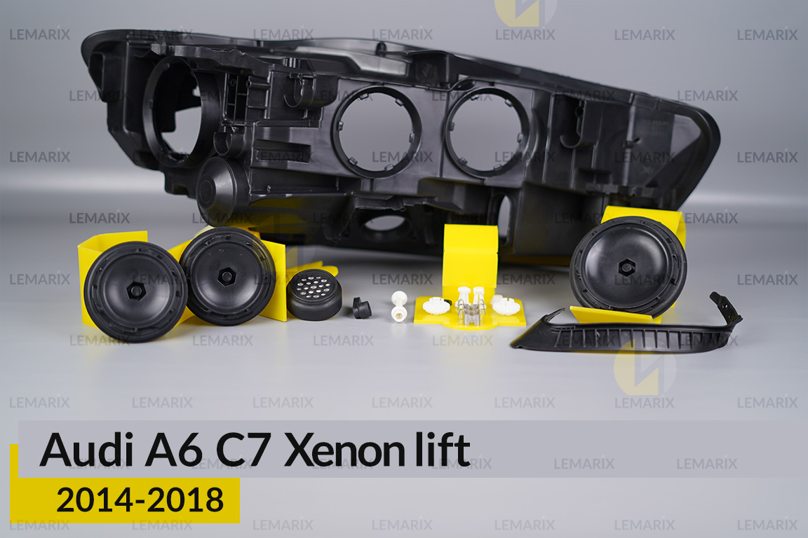 Сервісний комплект корпуса фар Audi A6 C7 Xenon (2014-2018) рест лівий