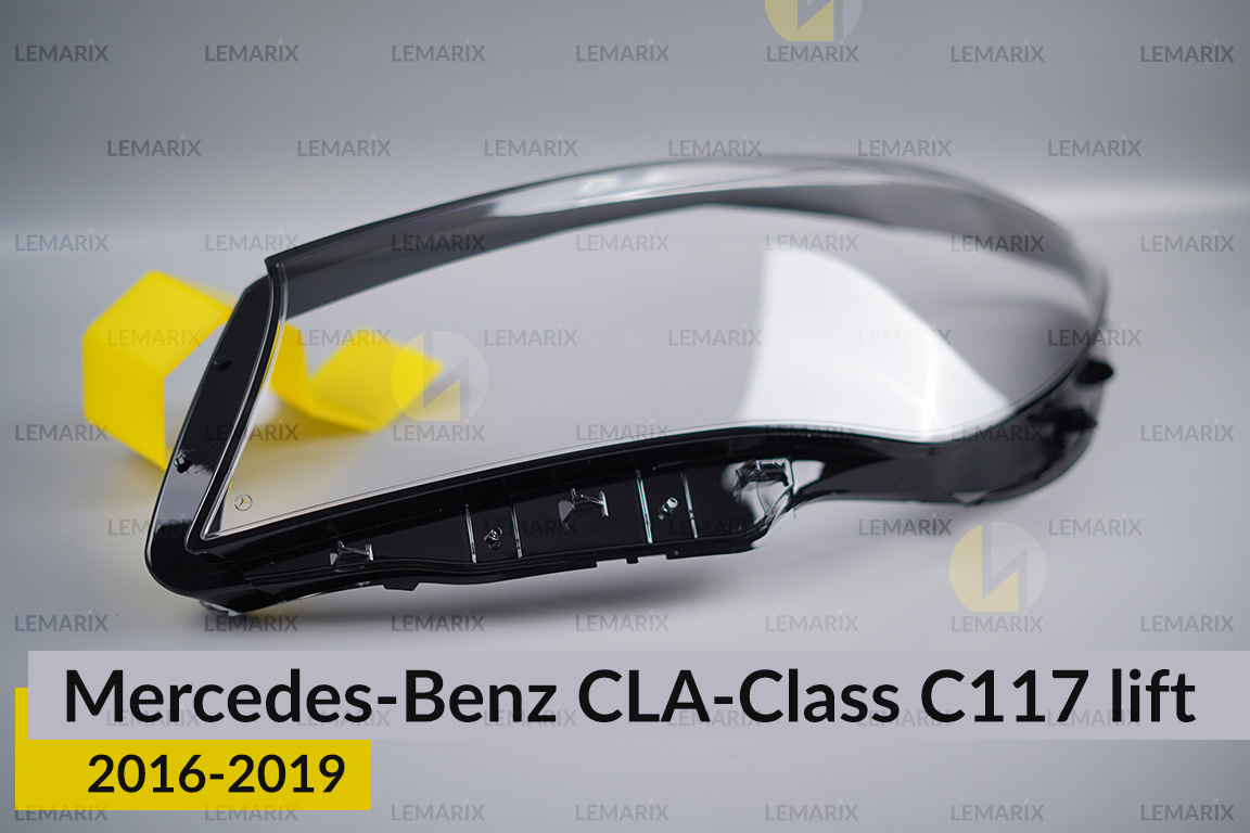 Скло фари Mercedes-Benz CLA-Class C117 (2016-2019) рест ліве