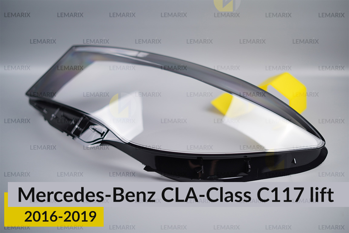 Скло фари Mercedes-Benz CLA-Class C117 (2016-2019) рест ліве