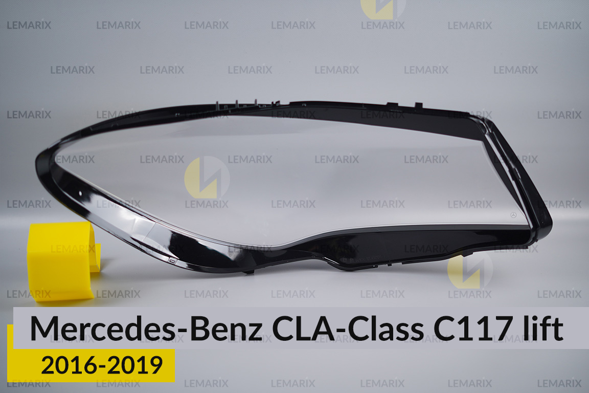 Скло фари Mercedes-Benz CLA-Class C117 (2016-2019) рест ліве