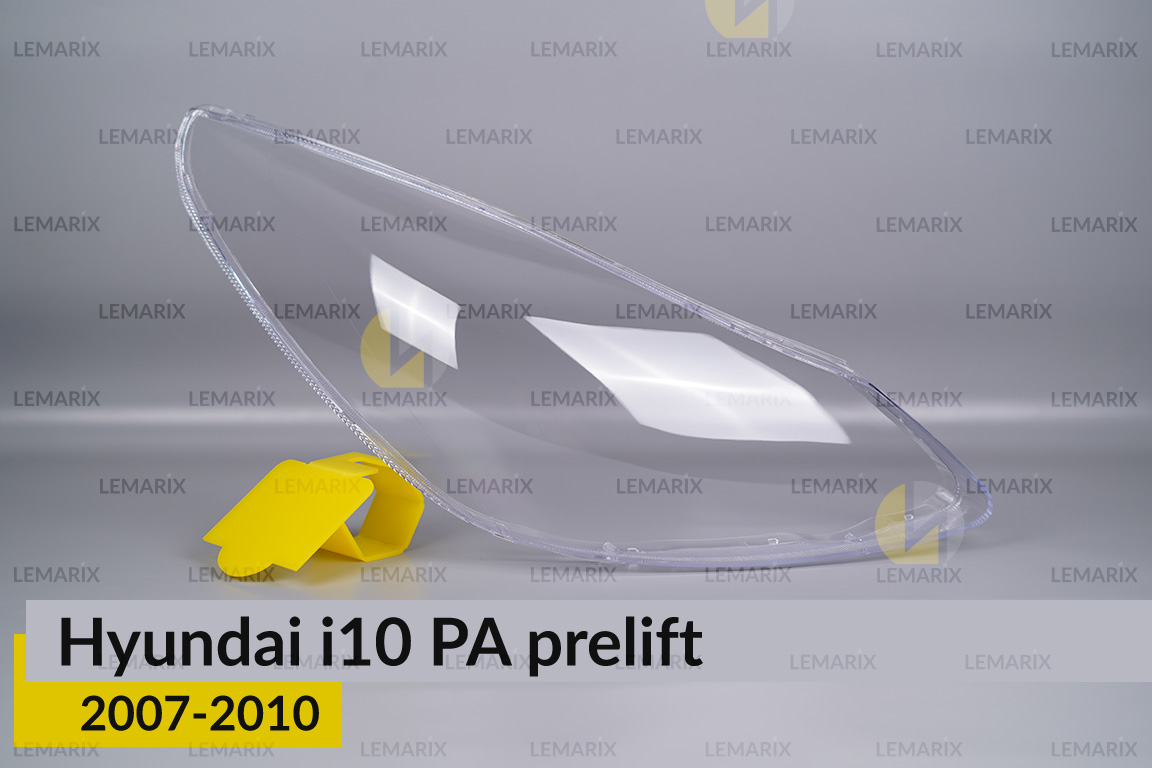 Скло фари Hyundai i10 PA (2007-2010) дорест праве
