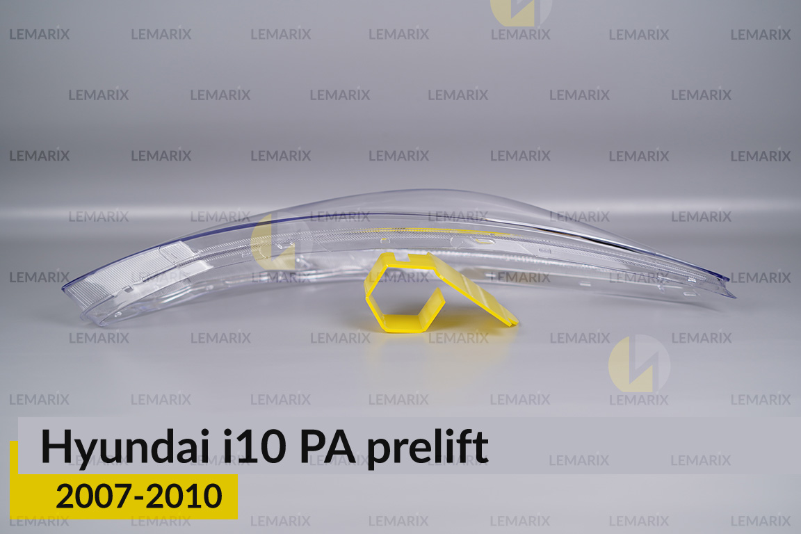 Скло фари Hyundai i10 PA (2007-2010) дорест праве