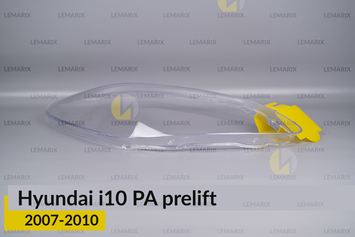Скло фари Hyundai i10 PA (2007-2010) дорест праве