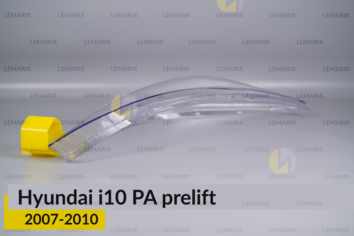 Скло фари Hyundai i10 PA (2007-2010) дорест праве