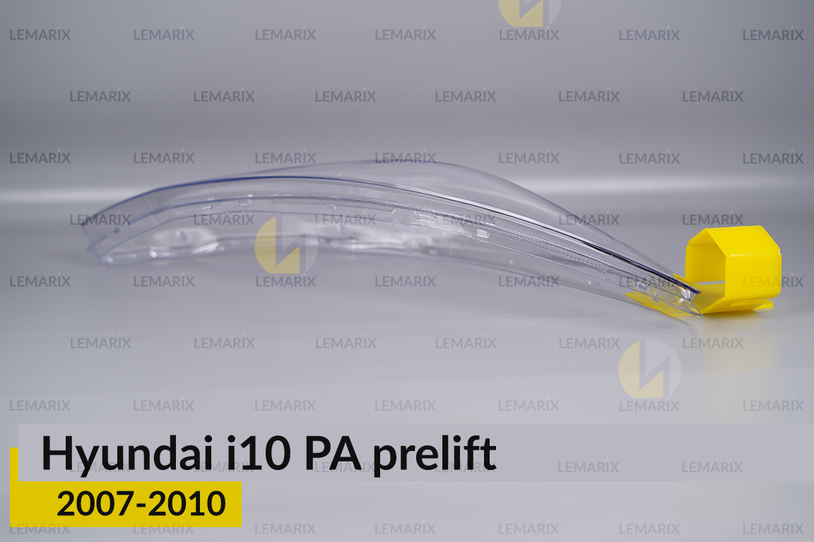 Скло фари Hyundai i10 PA (2007-2010) дорест праве