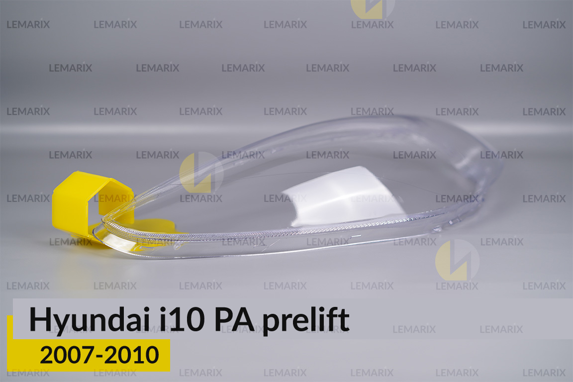 Скло фари Hyundai i10 PA (2007-2010) дорест праве
