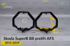 Переходная рамка для Skoda SuperB B8 AFS (2015-2019) дорест