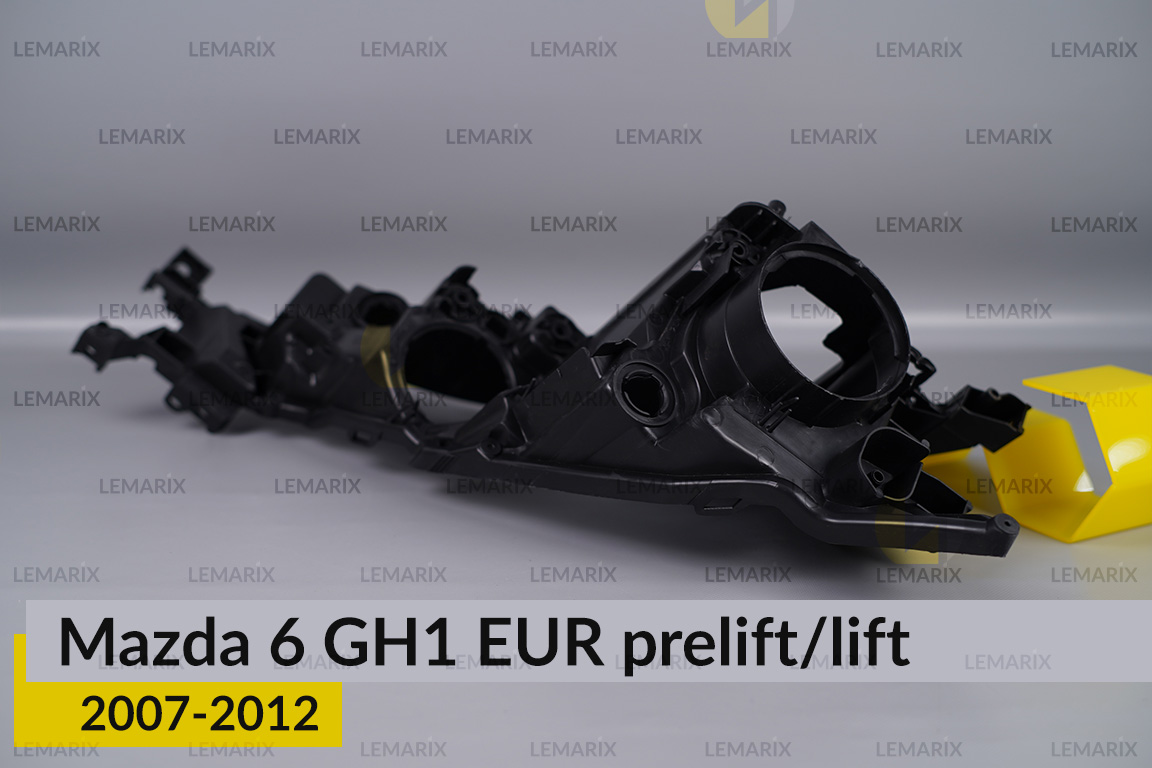 Корпус фари Mazda 6 GH1 EUR (2007-2012) дорест/рест лівий