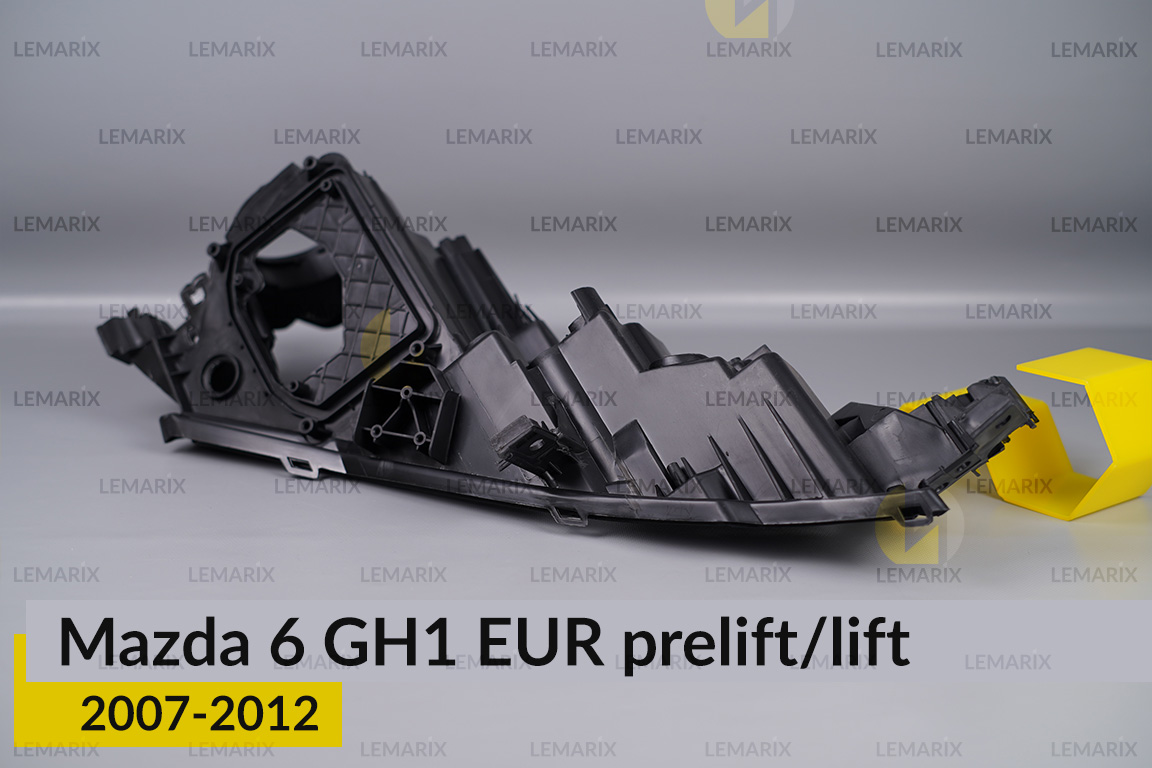 Корпус фари Mazda 6 GH1 EUR (2007-2012) дорест/рест лівий