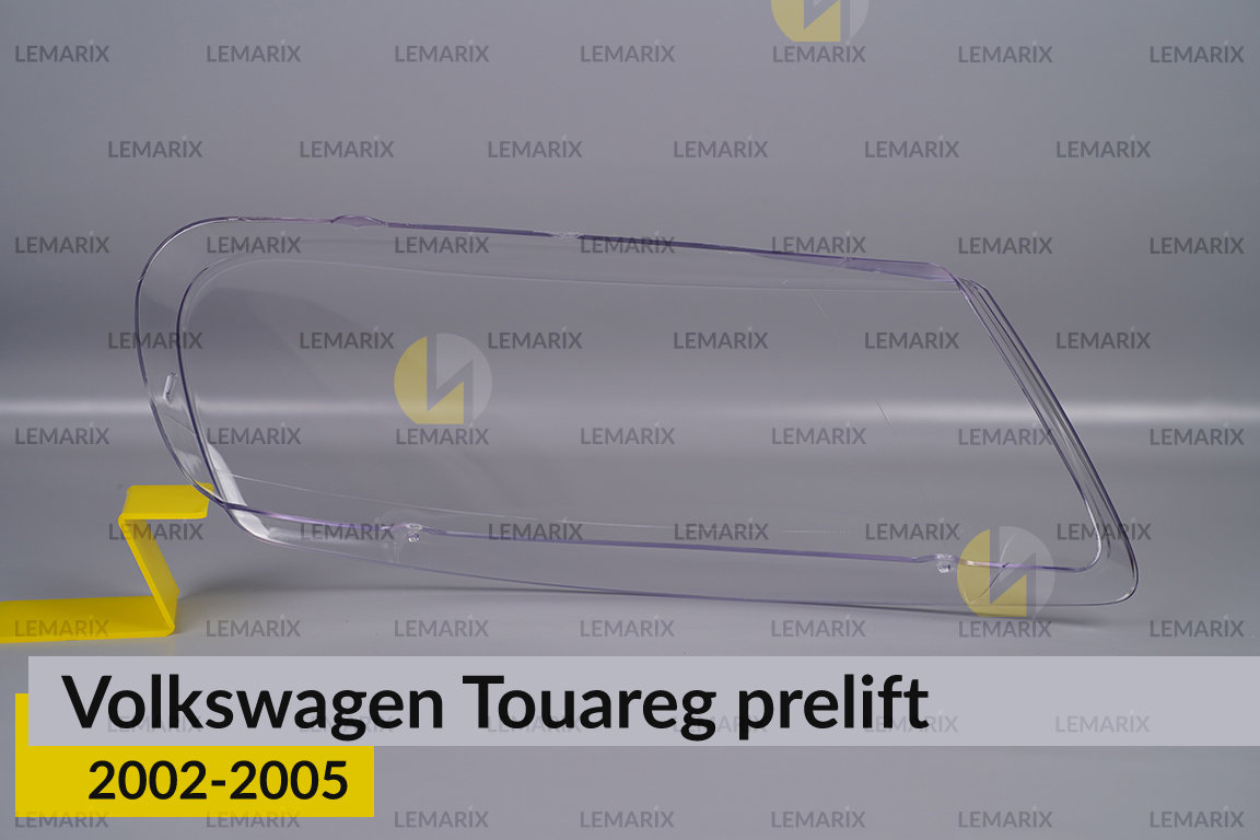 Скло фари VW Volkswagen Touareg (2002-2005) дорест ліве