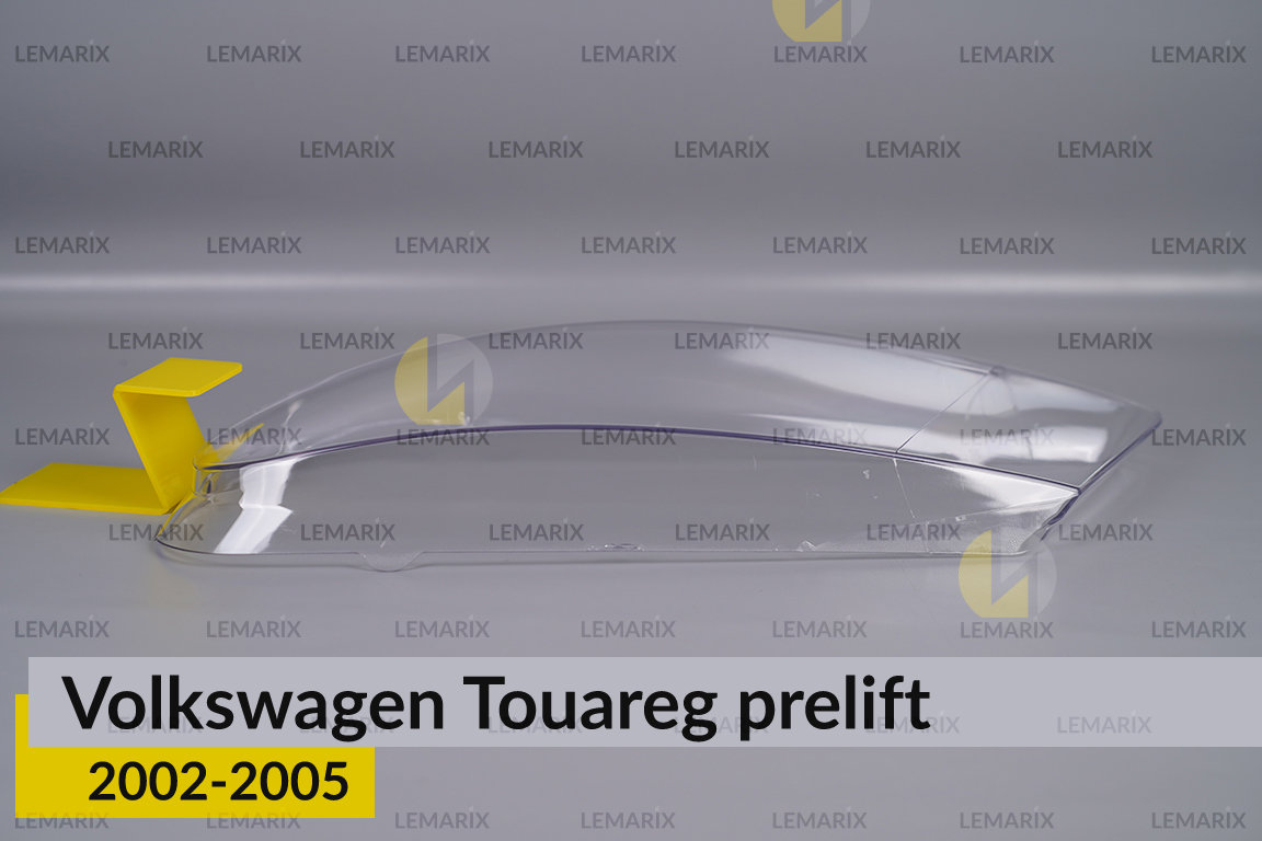 Скло фари VW Volkswagen Touareg (2002-2005) дорест ліве
