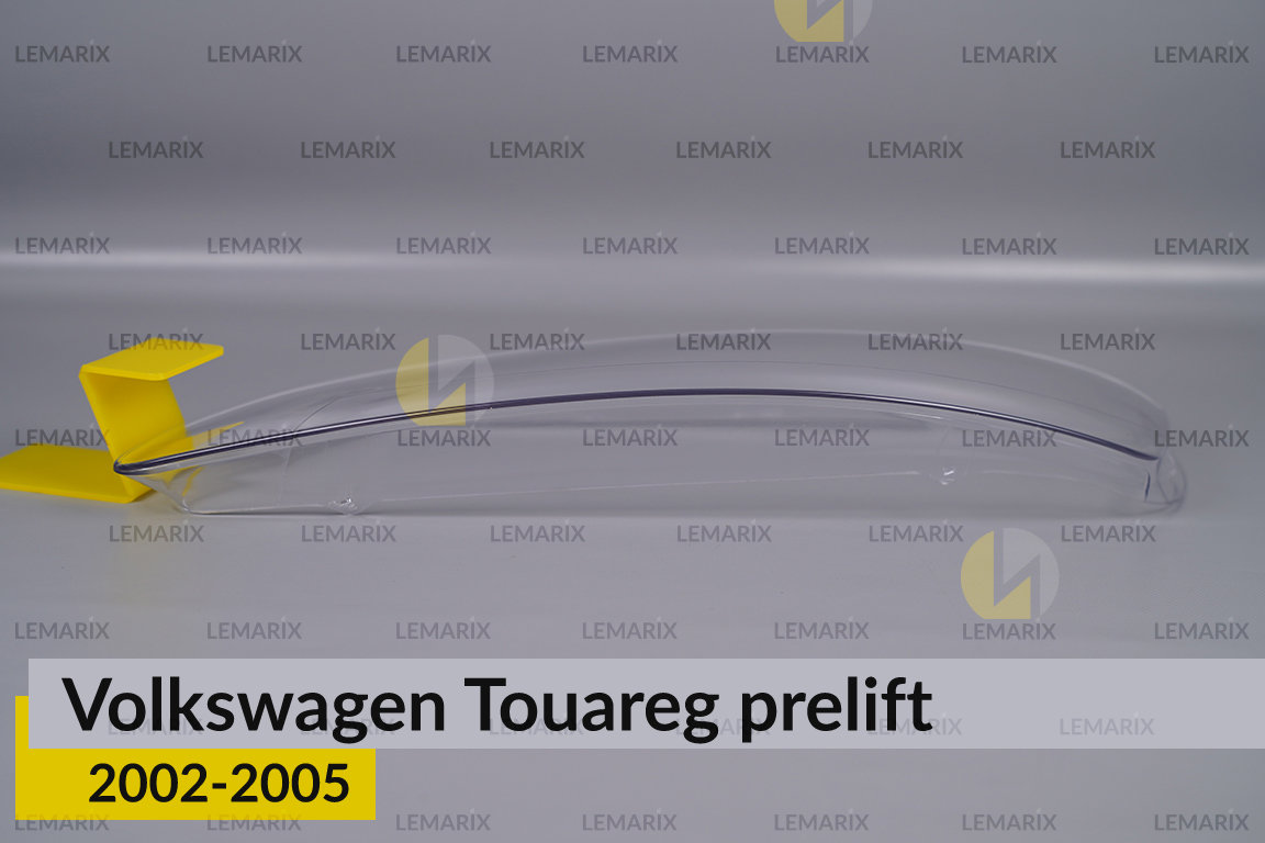 Скло фари VW Volkswagen Touareg (2002-2005) дорест ліве