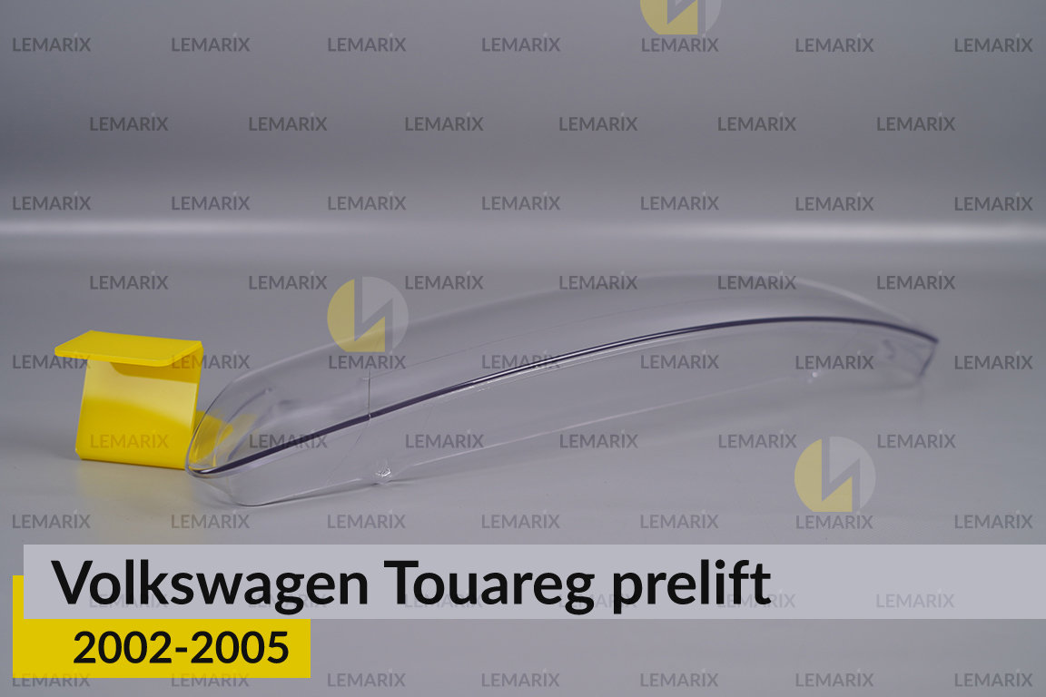 Скло фари VW Volkswagen Touareg (2002-2005) дорест ліве