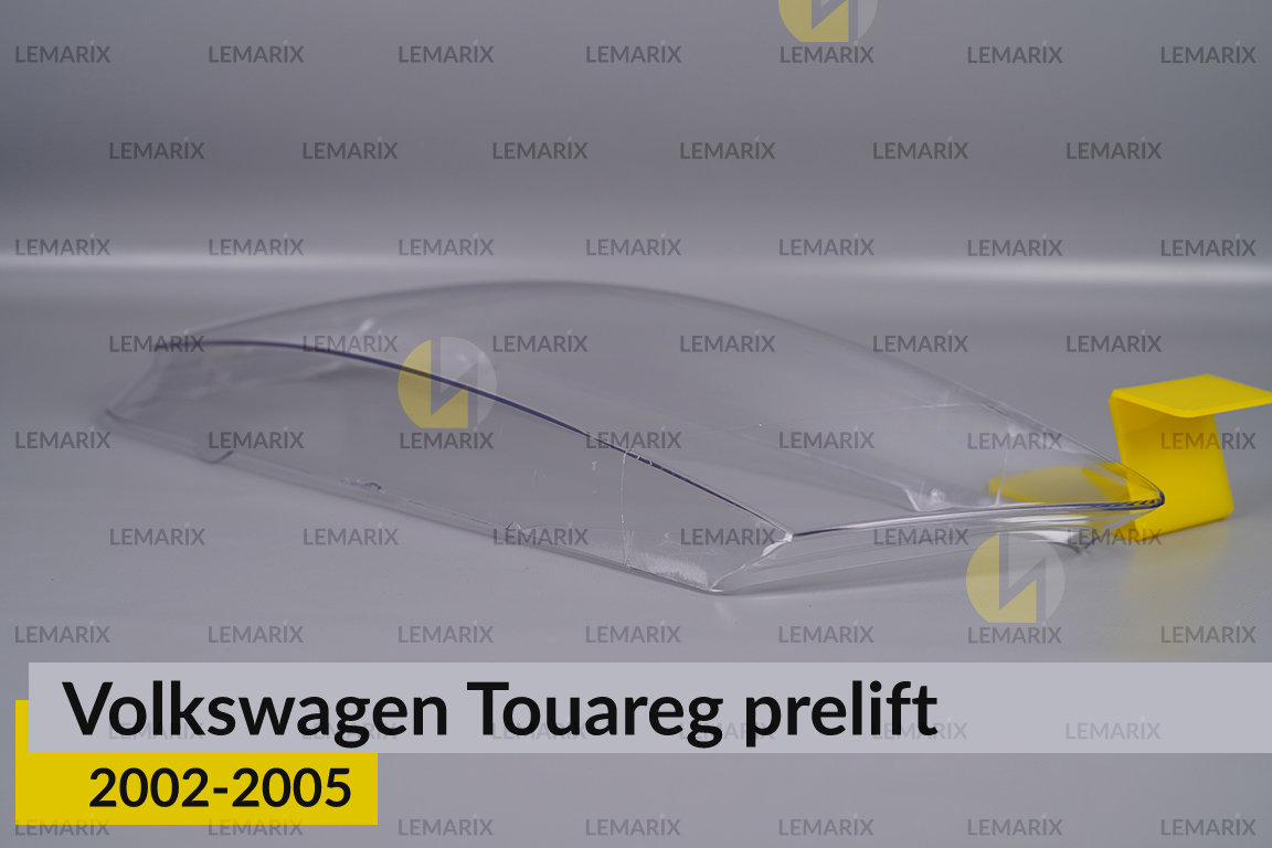 Скло фари VW Volkswagen Touareg (2002-2005) дорест ліве