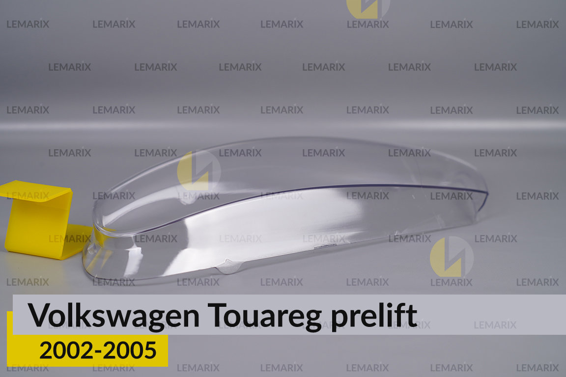 Скло фари VW Volkswagen Touareg (2002-2005) дорест ліве