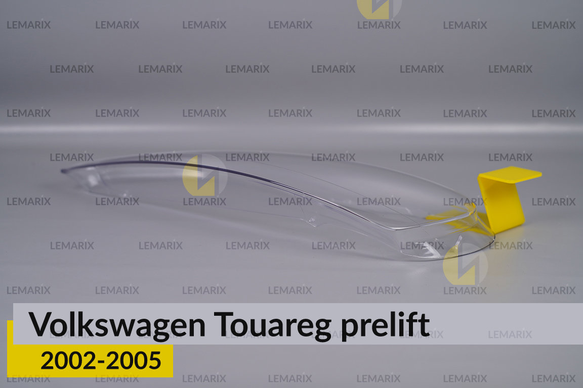 Скло фари VW Volkswagen Touareg (2002-2005) дорест ліве