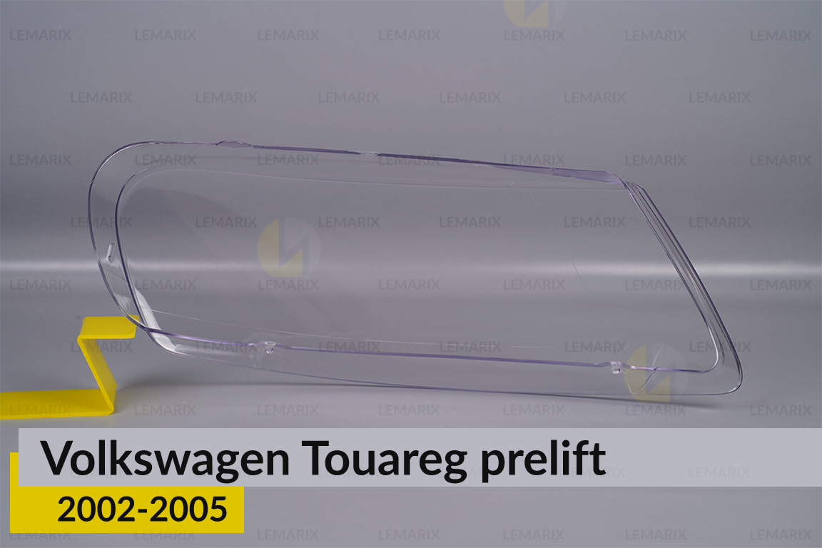 Скло фари VW Volkswagen Touareg (2002-2005) дорест ліве