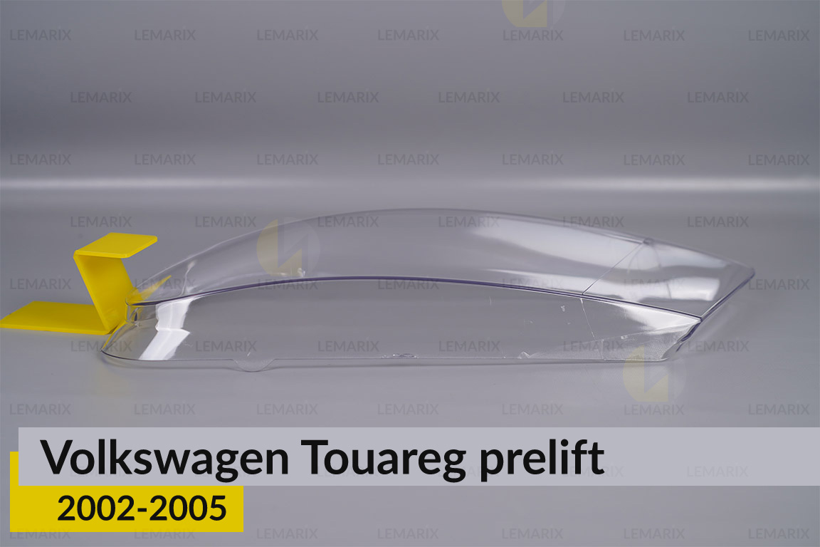 Скло фари VW Volkswagen Touareg (2002-2005) дорест ліве