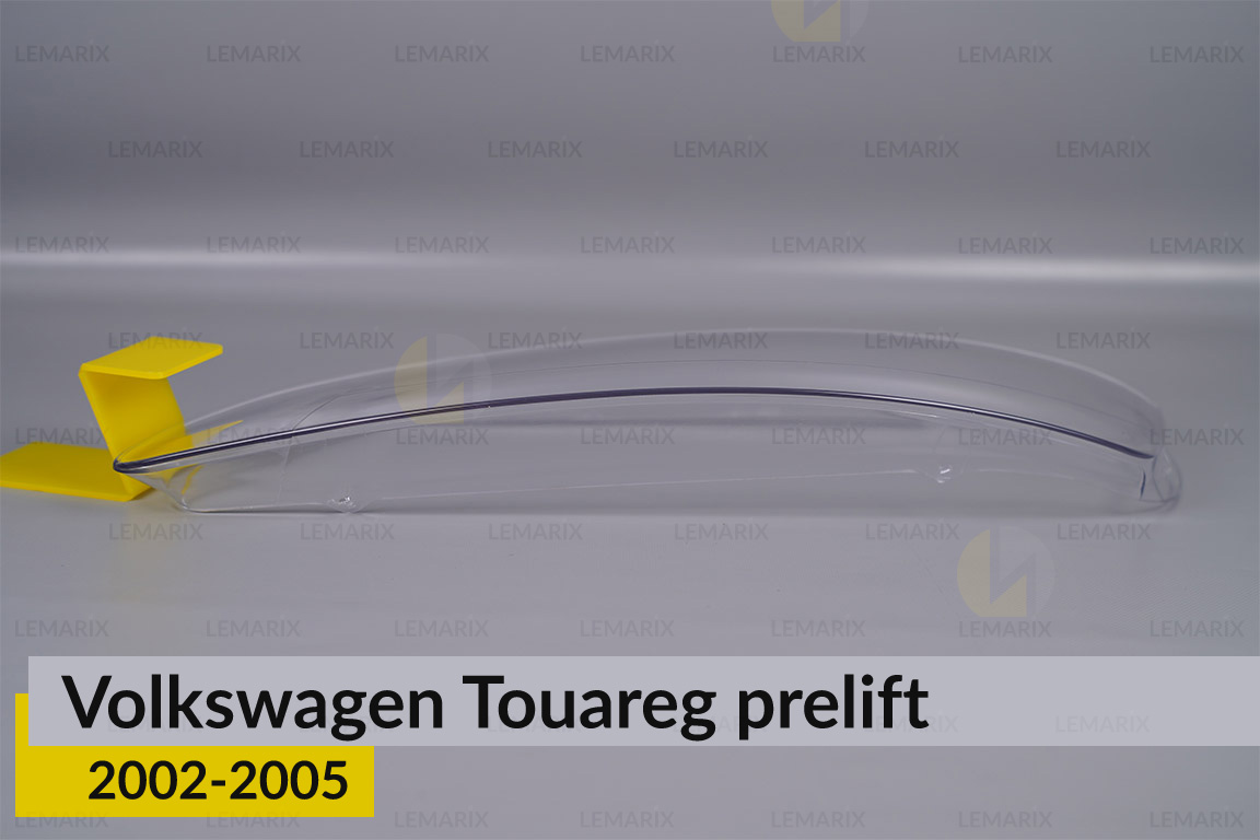 Скло фари VW Volkswagen Touareg (2002-2005) дорест ліве