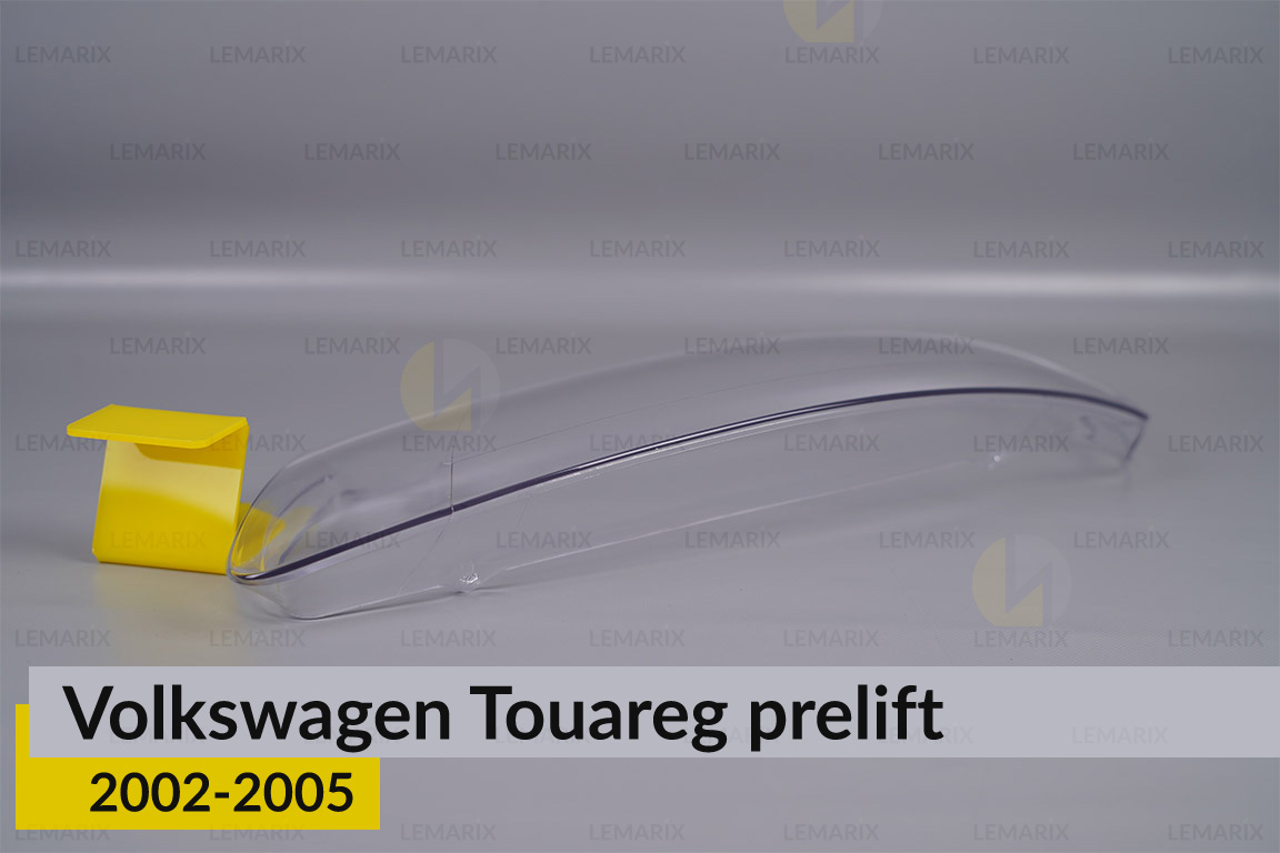 Скло фари VW Volkswagen Touareg (2002-2005) дорест ліве