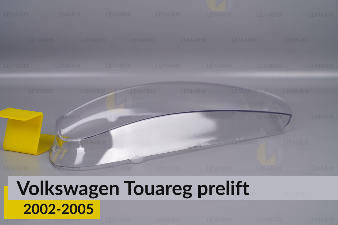 Скло фари VW Volkswagen Touareg (2002-2005) дорест ліве