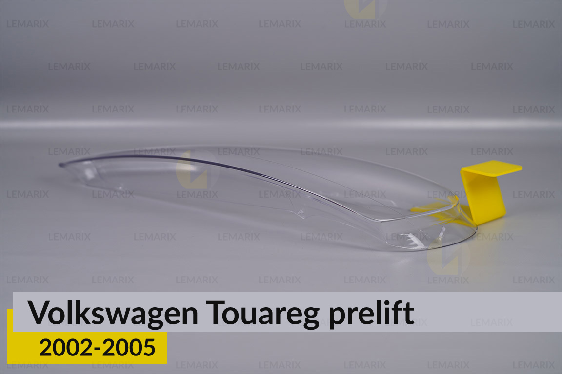 Скло фари VW Volkswagen Touareg (2002-2005) дорест ліве