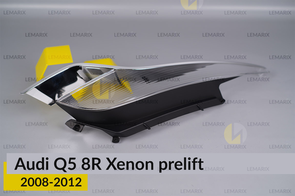 Хромована декоративна маска верхня Audi Q5 8R Xenon (2008-2012) дорест права