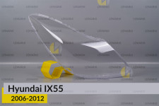 Скло фари Hyundai IX55 (2006-2012) праве