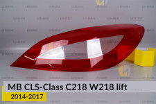 Стекло заднего фонаря Mercedes-Benz CLS-Class C218 W218 (2014-2017) рест правое