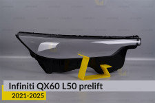 Стекло фары Infiniti QX60 L50 (2021-2026) дорест правое