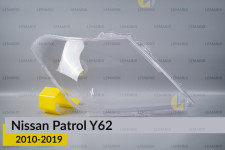 Скло фари Nissan Patrol Y62 (2010-2019) праве