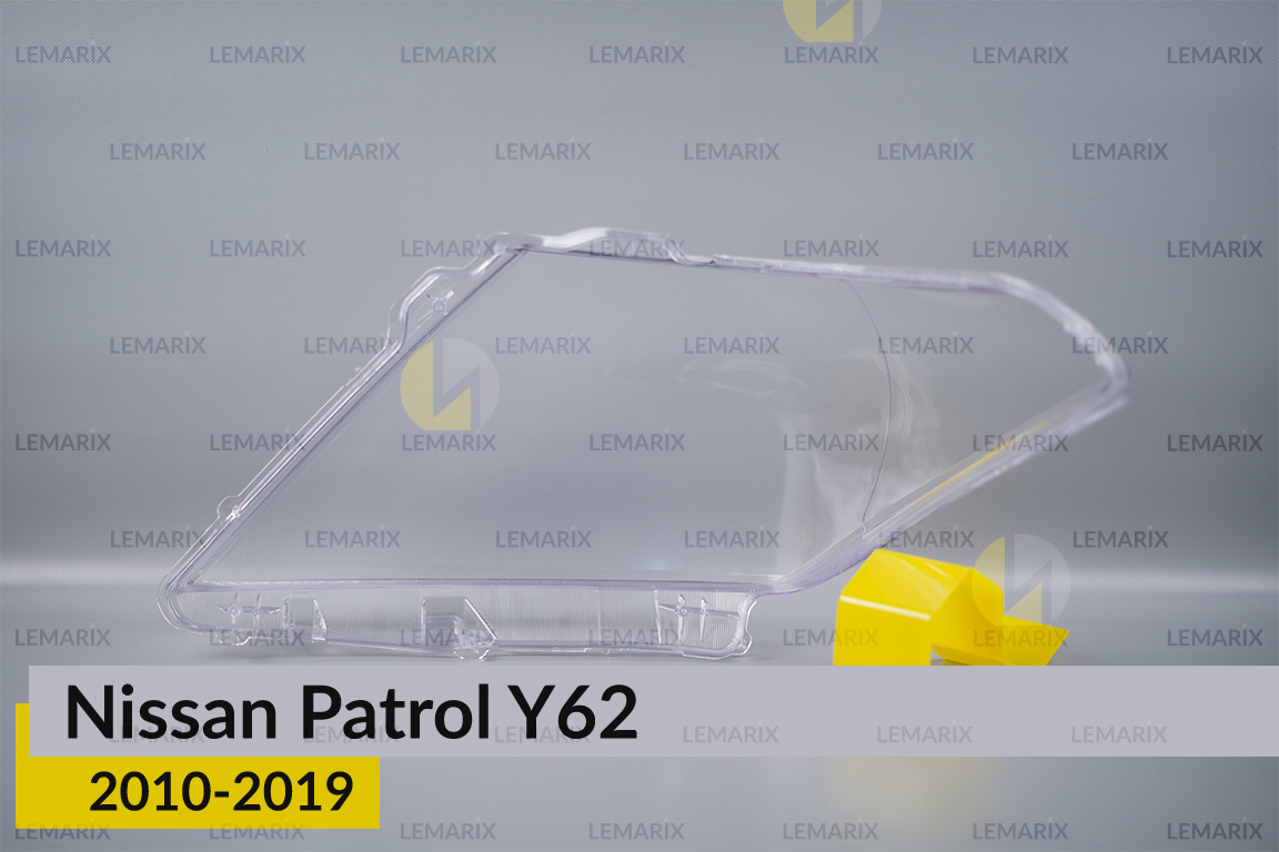 Скло фари Nissan Patrol Y62 (2010-2019) праве