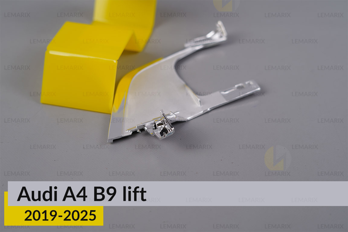 Хромована маска бокова внутрішня Audi A4 B9 (2019-2025) рест права