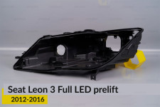 Корпус фары Seat Leon 3 Full LED (2012-2016) дорест левый