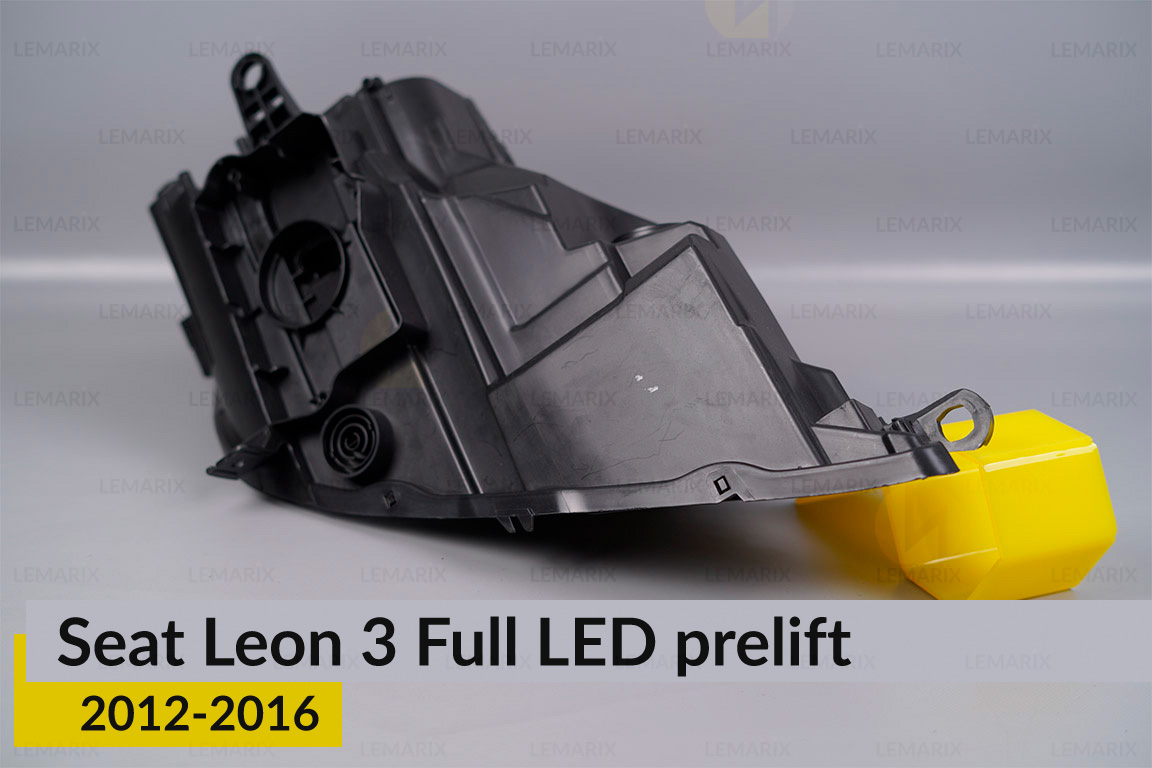 Корпус фари Seat Leon 3 Full LED (2012-2016) дорест лівий