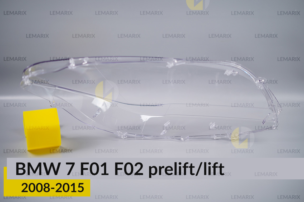 Скло фари BMW 7 F01 F02 (2008-2015) дорест/рест ліве