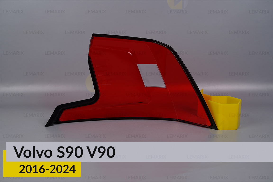 Скло заднього ліхтаря зовнішнє в крилі Volvo S90 V90 (2020-2025) ліве