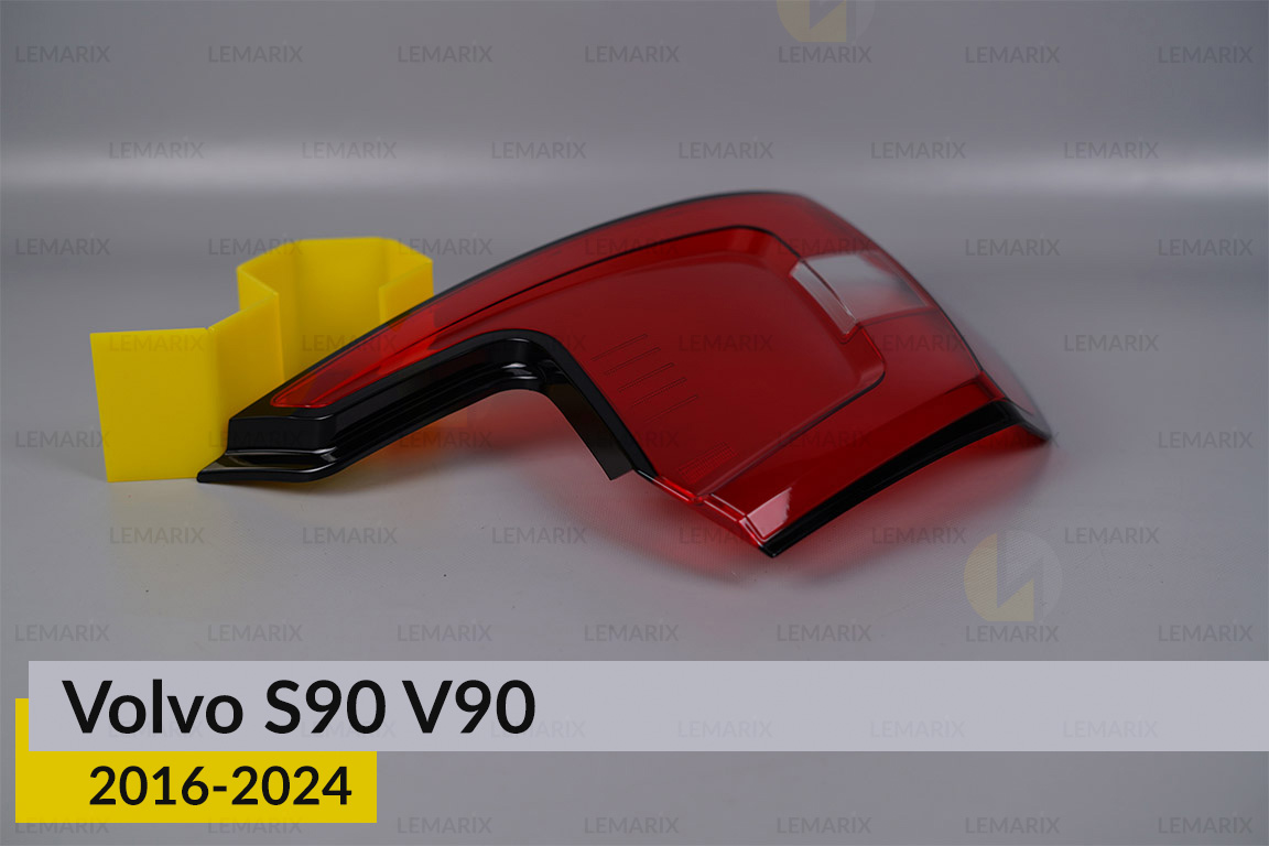Скло заднього ліхтаря зовнішнє в крилі Volvo S90 V90 (2020-2025) ліве
