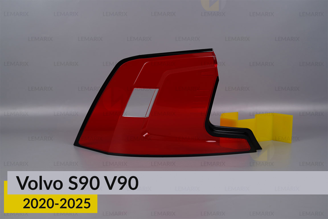 Скло заднього ліхтаря зовнішнє в крилі Volvo S90 V90 (2020-2025) ліве