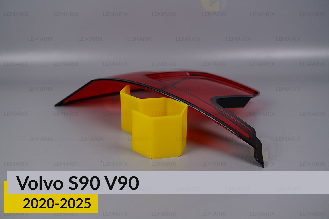 Скло заднього ліхтаря зовнішнє в крилі Volvo S90 V90 (2020-2025) ліве