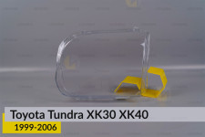 Скло фари Toyota Tundra XK30 XK40 (1999-2006) ліве