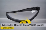 Скло фари Mercedes-Benz C-Class W206 (2021-2025) дорест ліве