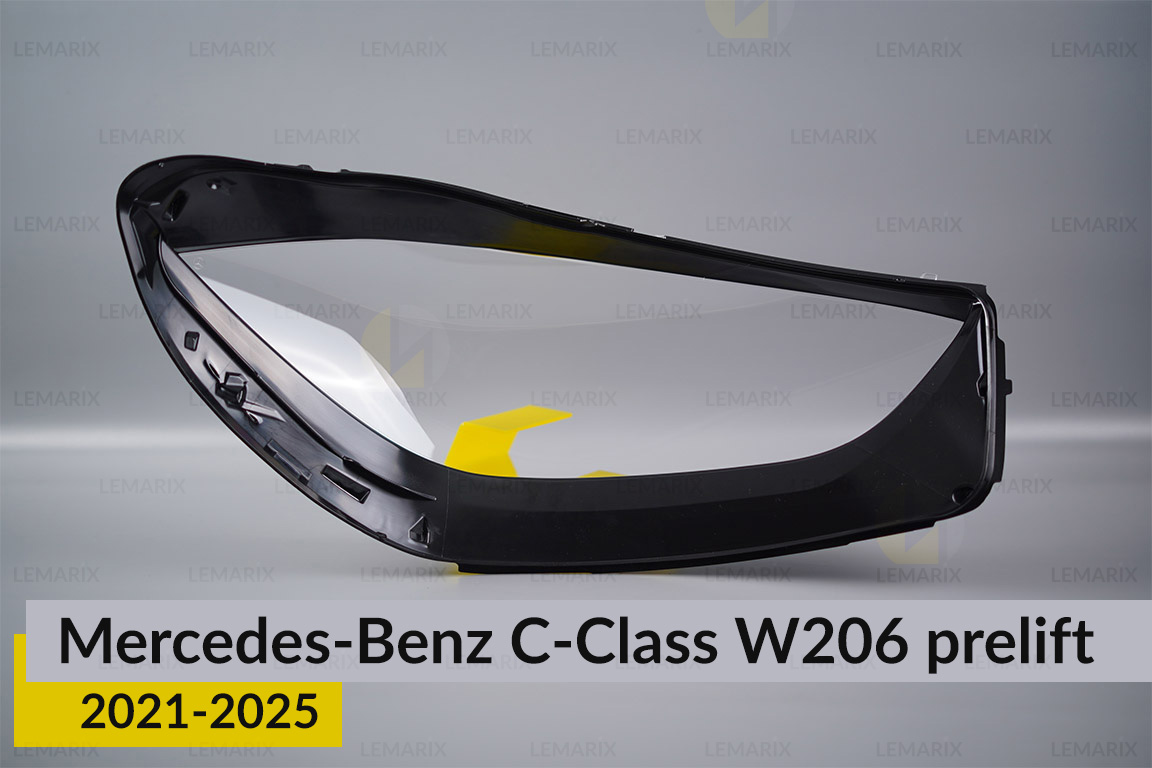 Скло фари Mercedes-Benz C-Class W206 (2021-2025) дорест ліве