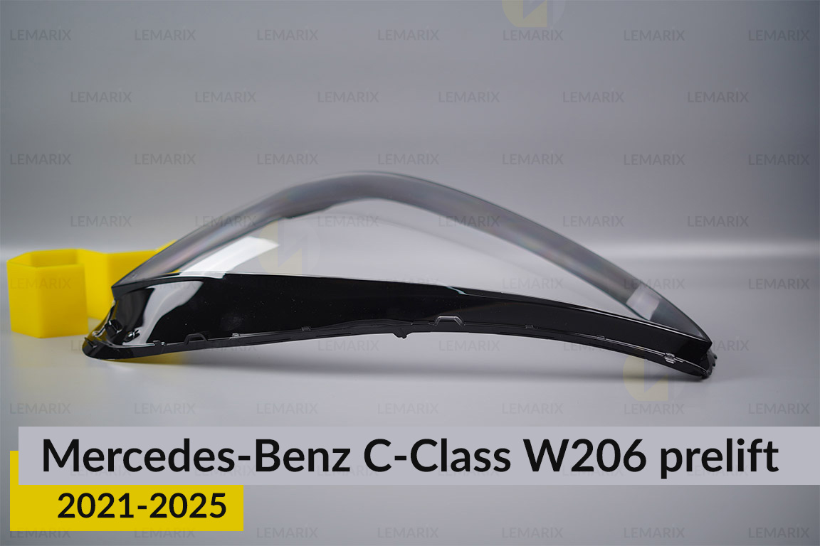 Скло фари Mercedes-Benz C-Class W206 (2021-2025) дорест ліве