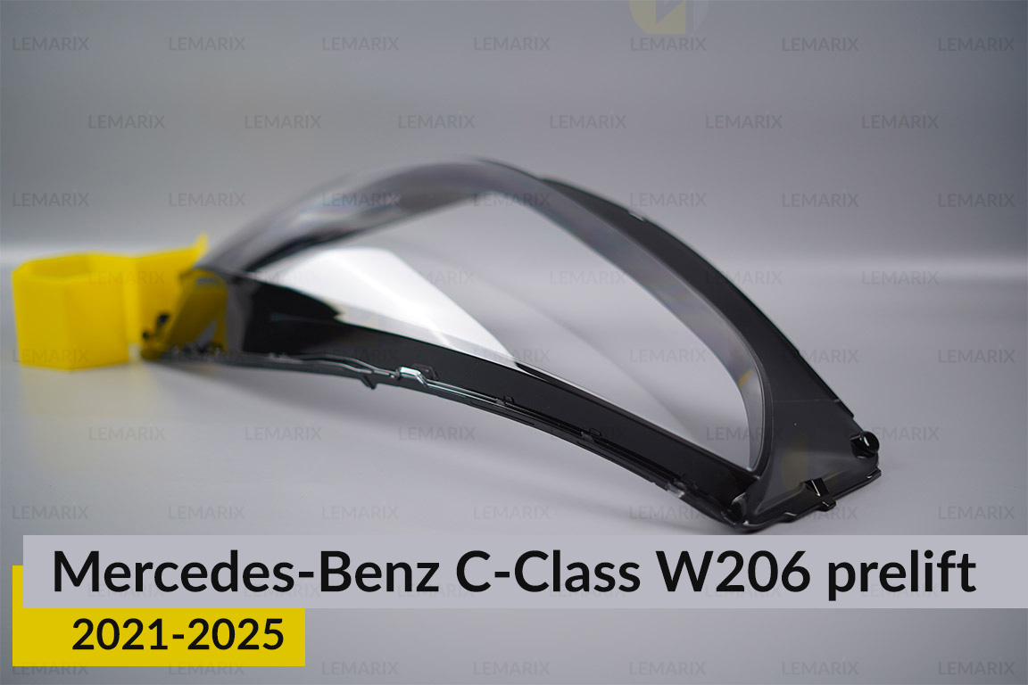 Скло фари Mercedes-Benz C-Class W206 (2021-2025) дорест ліве