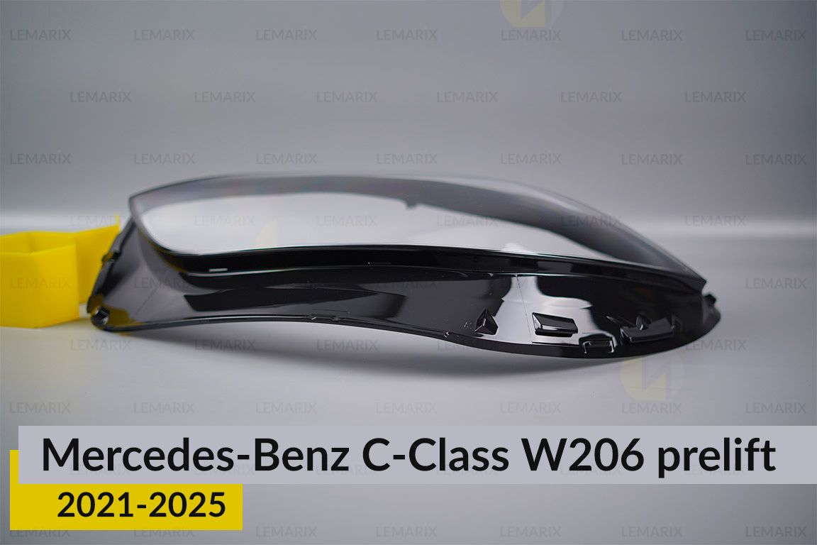 Скло фари Mercedes-Benz C-Class W206 (2021-2025) дорест ліве